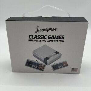 Journeyman Classic Games Built-In Retro Game Station U19 Open Box 2 Controllers